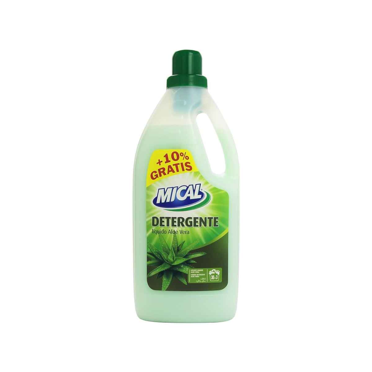 Detergente Líquido Mical Aloe Vera 3L