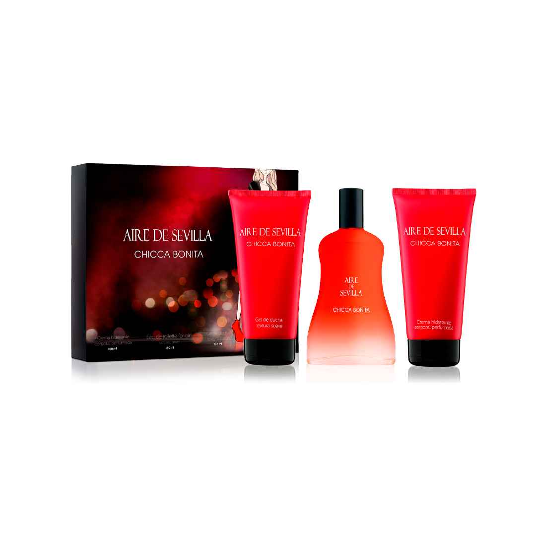 Estuche Aire de Sevilla Chica Bonita (Perfume + Gel + Crema)