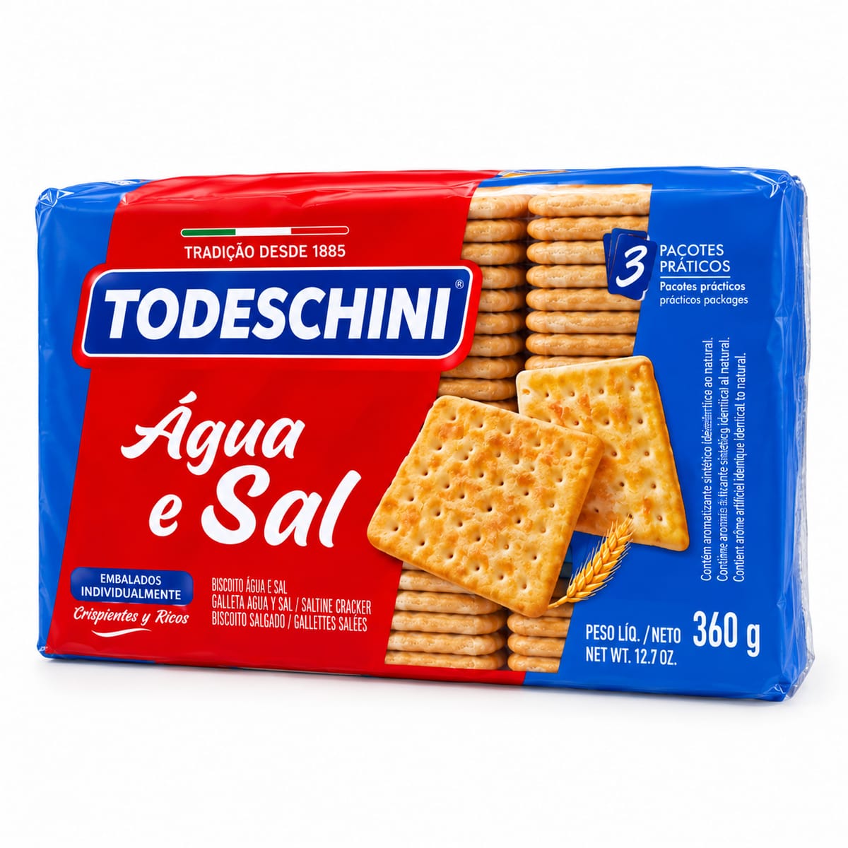 Galleta Agua y Sal Todeschini 360g