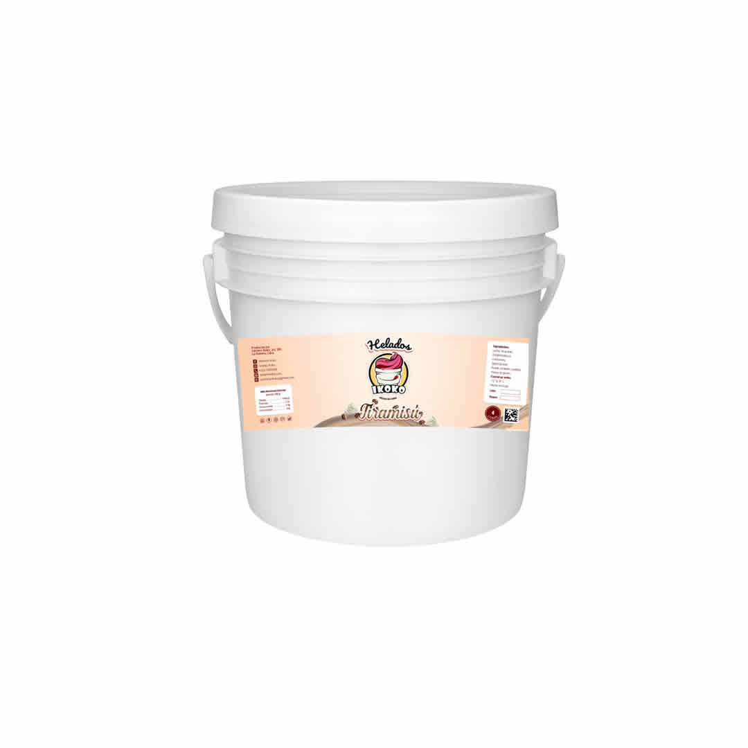 Helado Ikoko sabor Tiramisu 4Lt