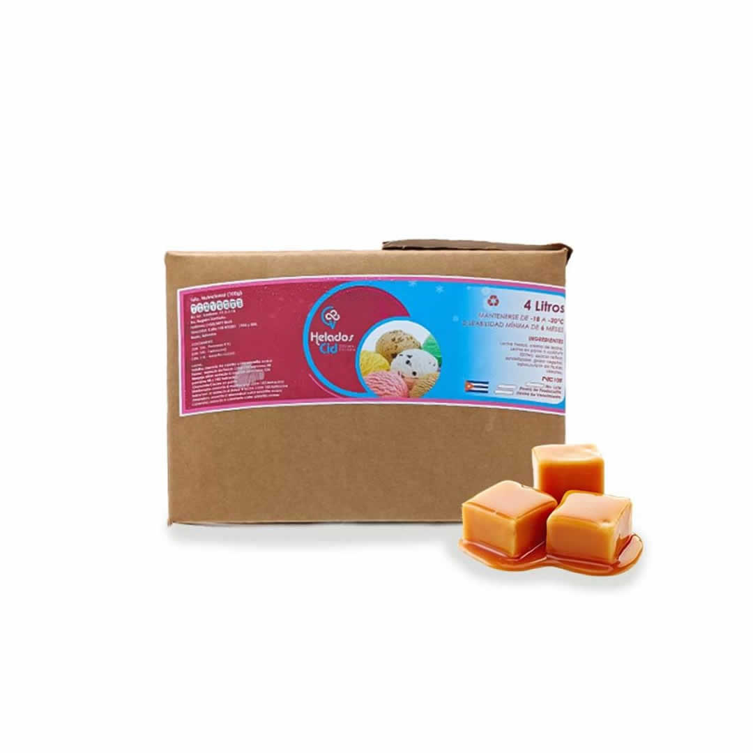 Helado sabor Caramelo CID 4Lt