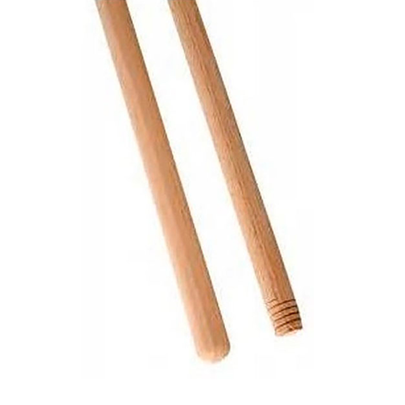 Palo madera con rosca para escobillón