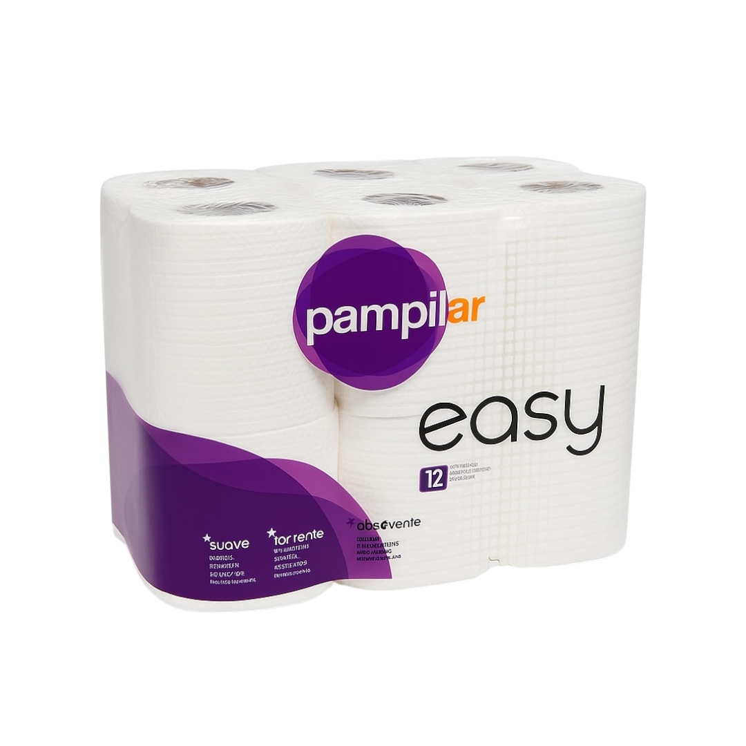 Papel Higiénico Doble Capa Pampilar 12uds