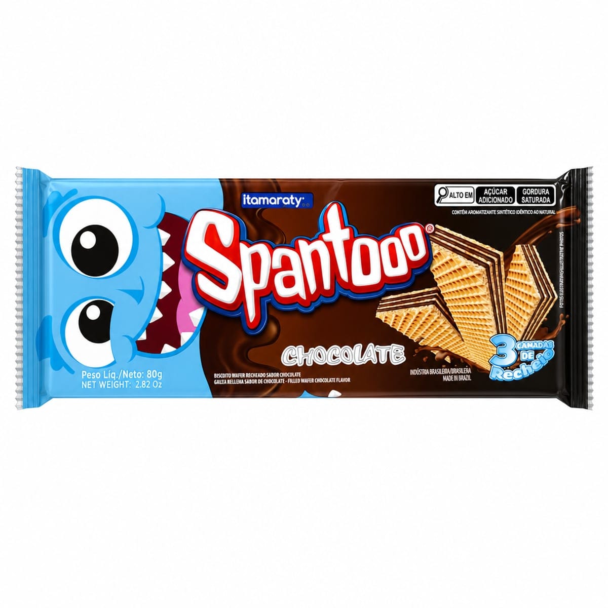 Sorbeto Spantooo sabor Chocolate Itamaraty 80g