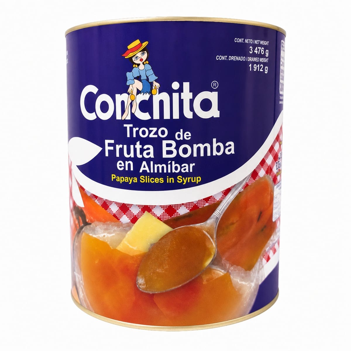 Trozos de Fruta Bomba en Almíbar 3476g