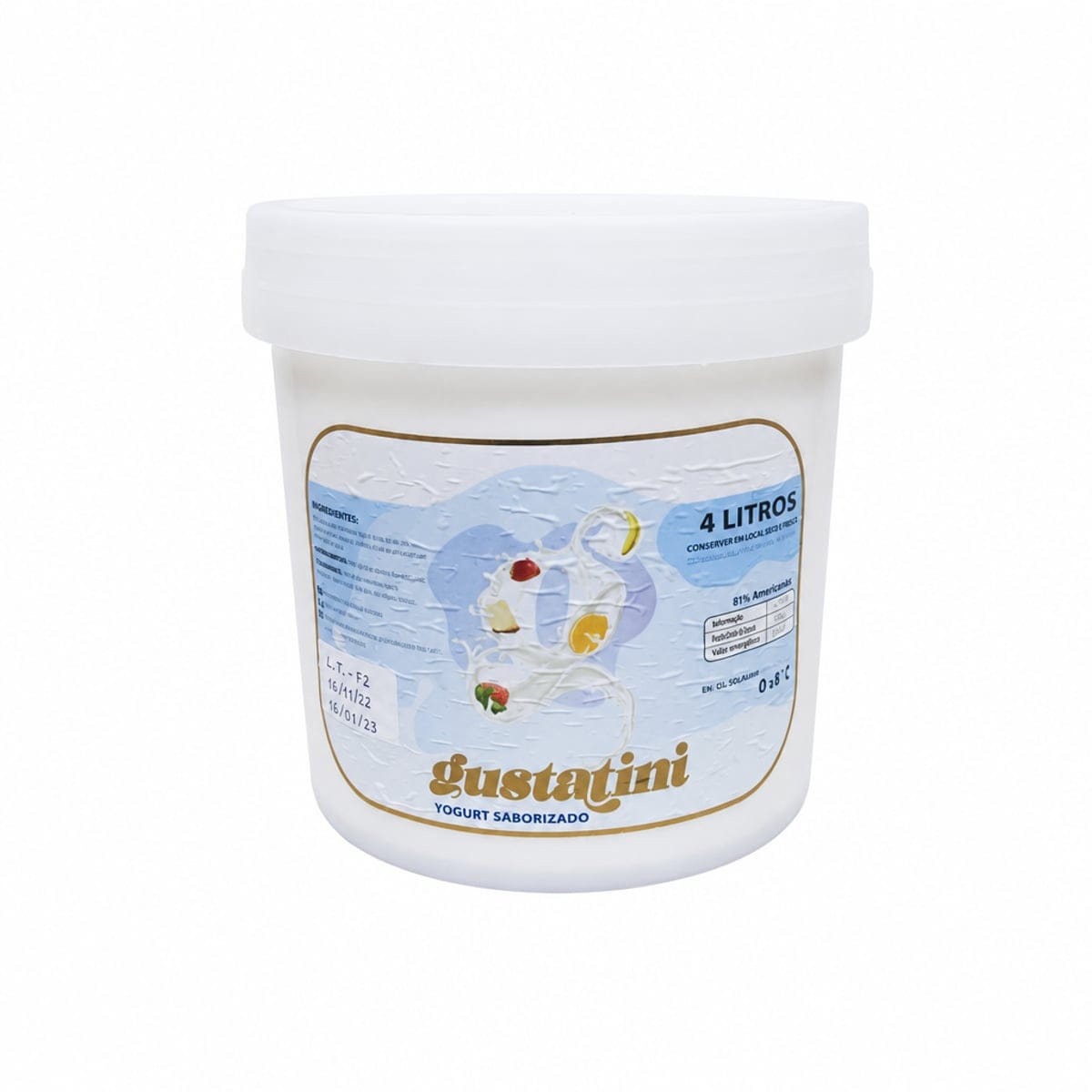 Yogur Saborizado Guanábana Gustatini 4Lt