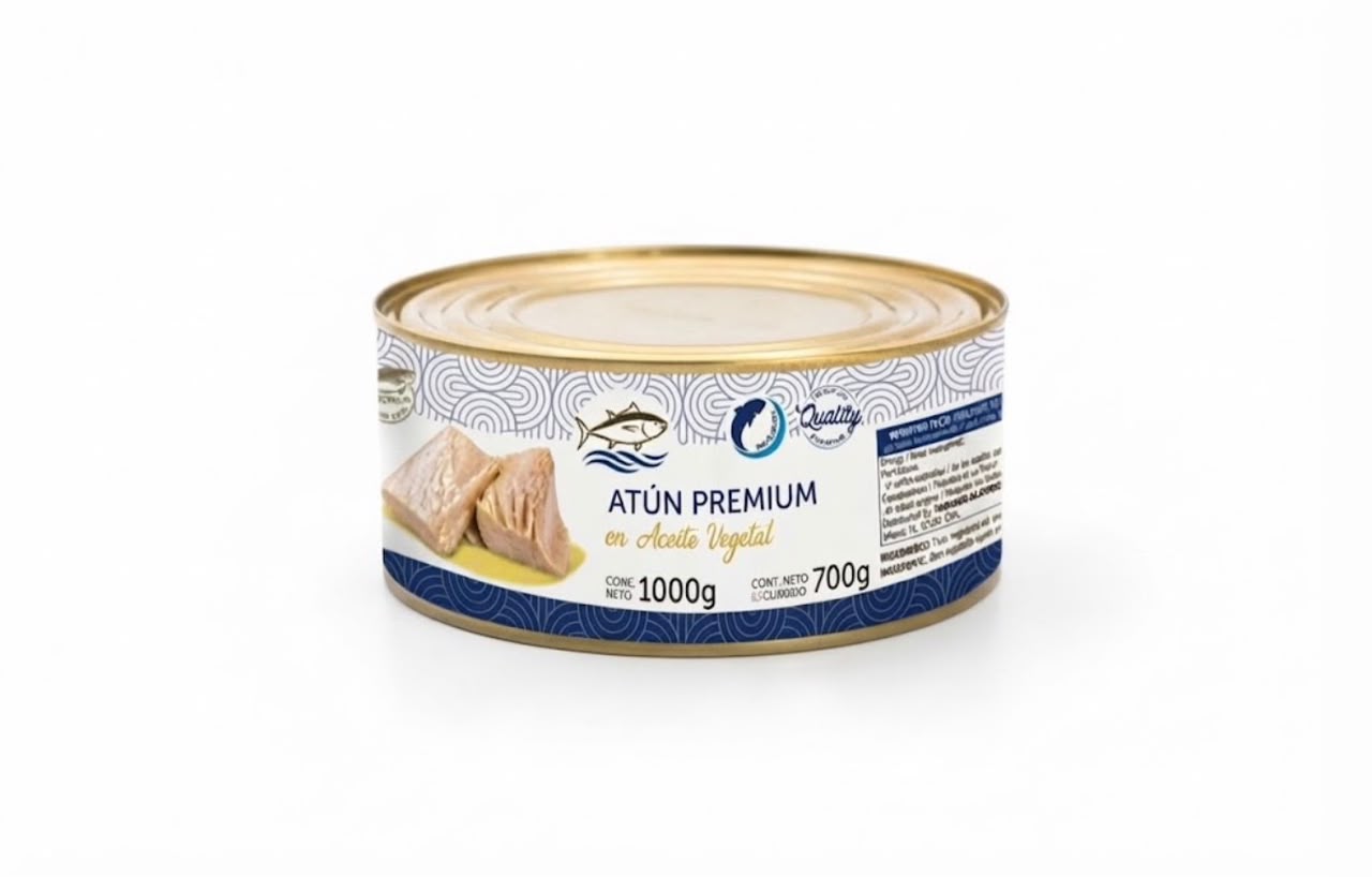 Atún en aceite vegetal Premium 1000g