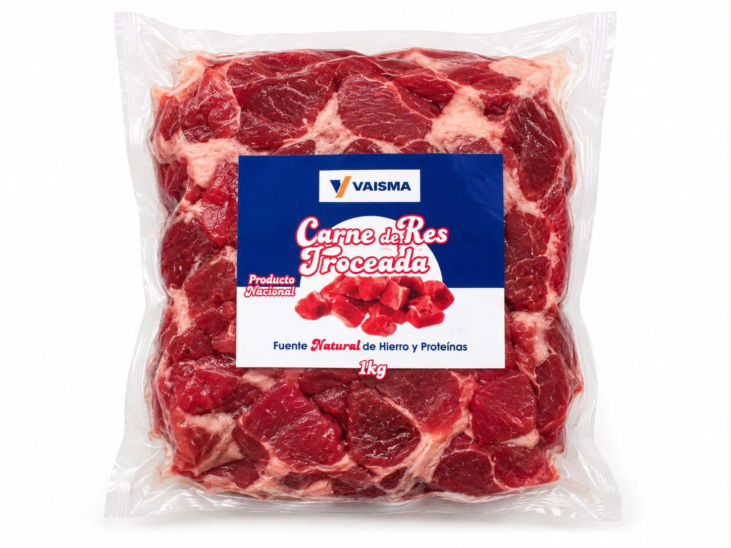 Carne de Res Troceada 1kg Vaisma