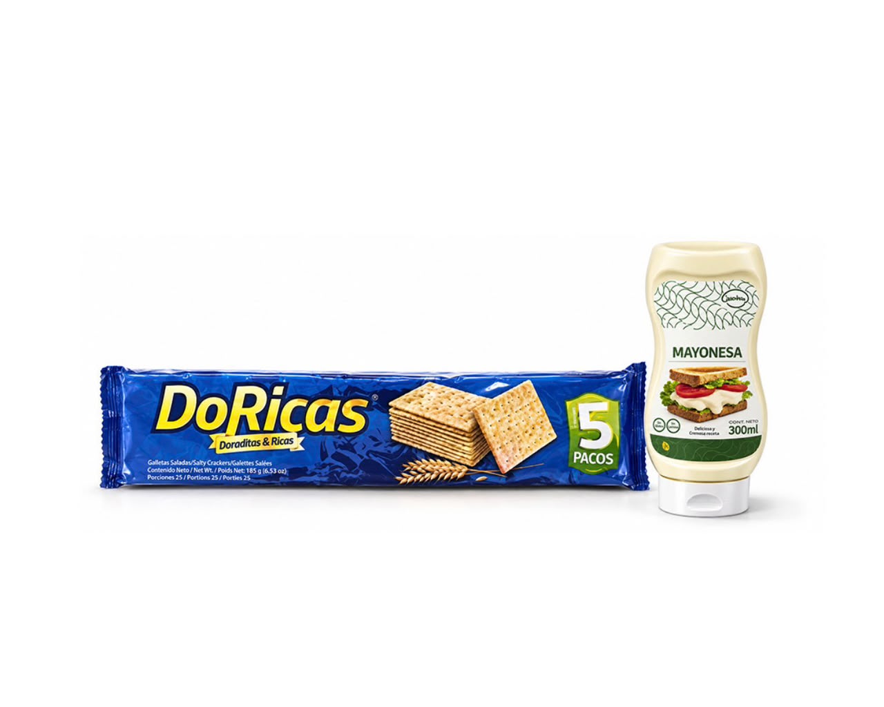 Combo mayonesa 300 ml + galletas Dóricas 