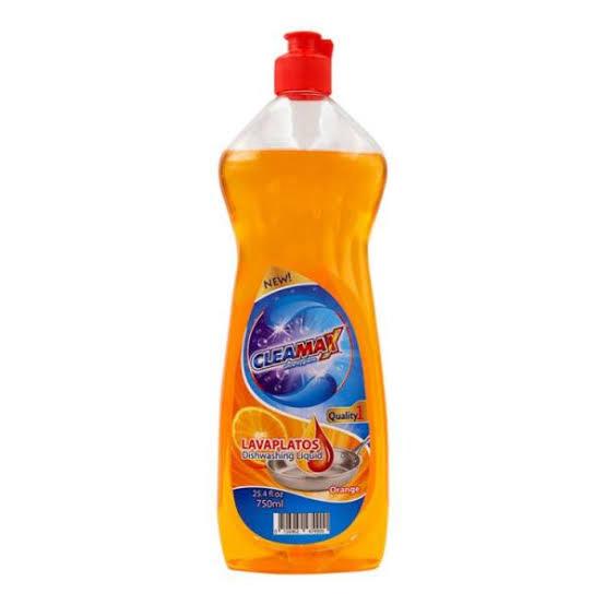Detergente Cleamax 750 ml naranja 