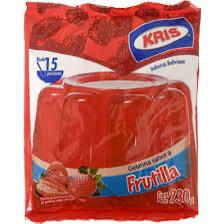 Gelatina Kris de Frutilla 250g