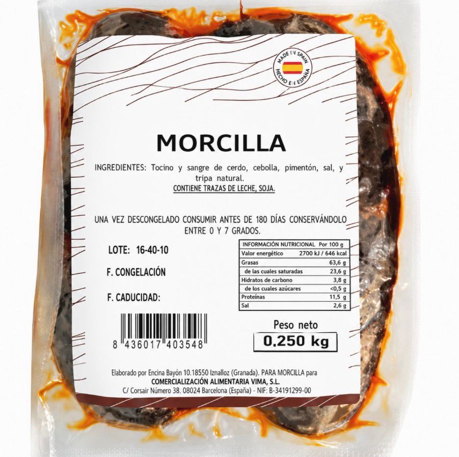 Morcilla 250g 