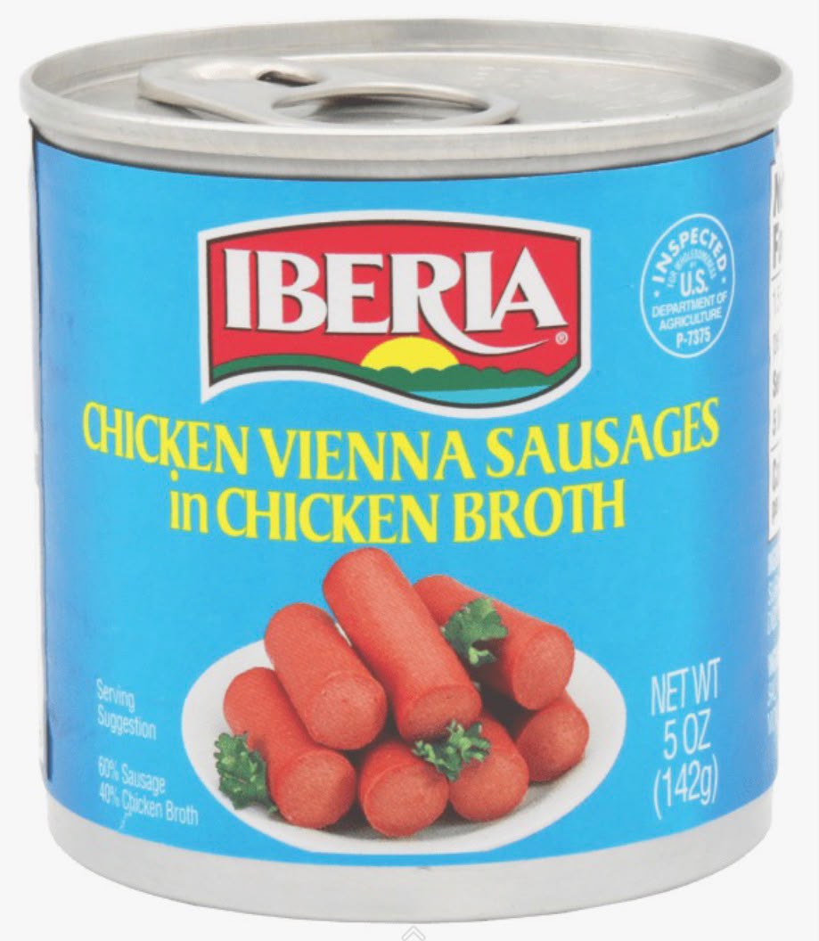 Salchicha de pollo Iberia 142g