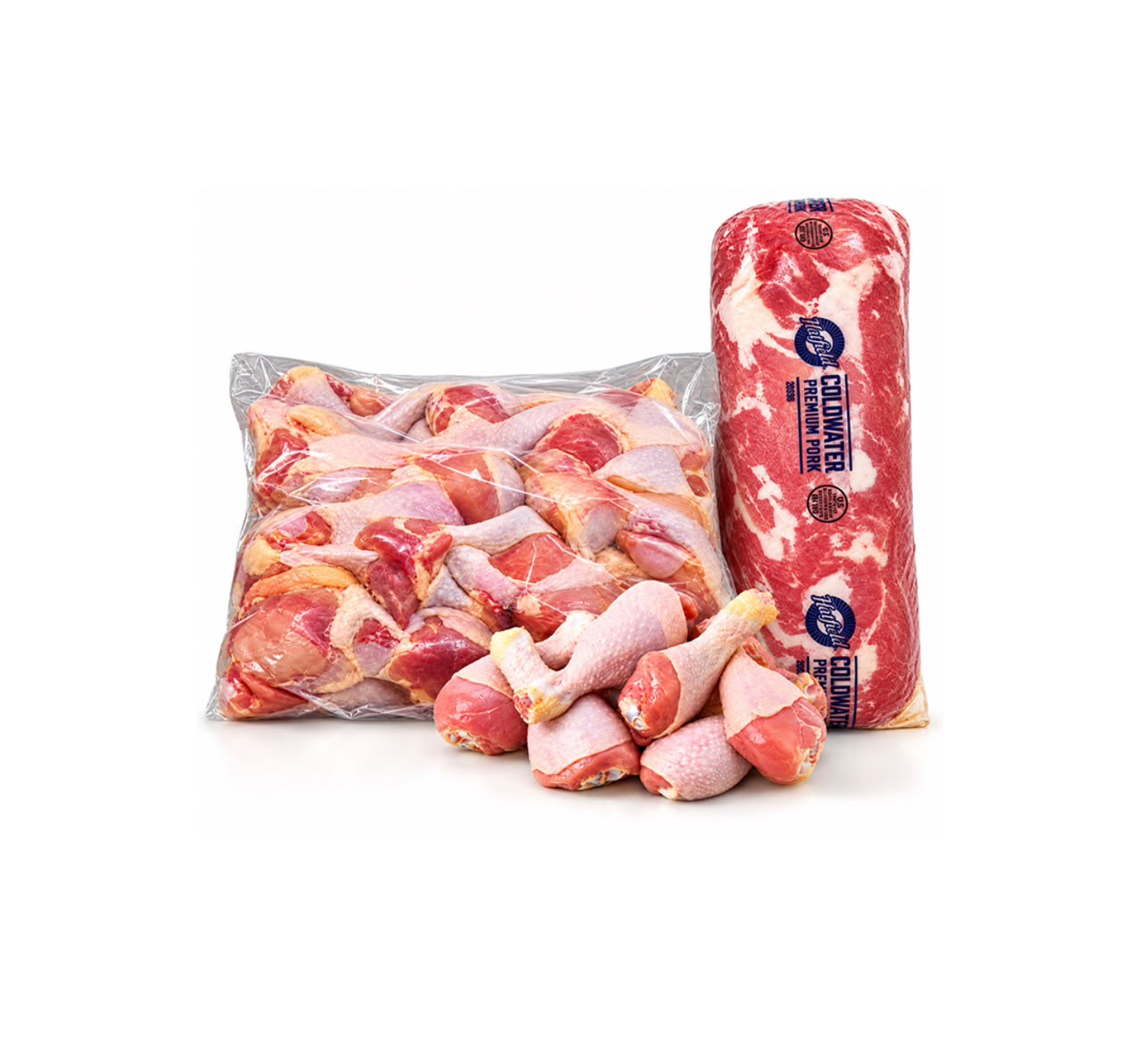 Solomillo de cerdo 1kg+ paquete de pollo 10lb 