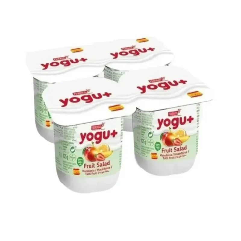 Yogurt Pasteurizado sabor macedonia 4x125g