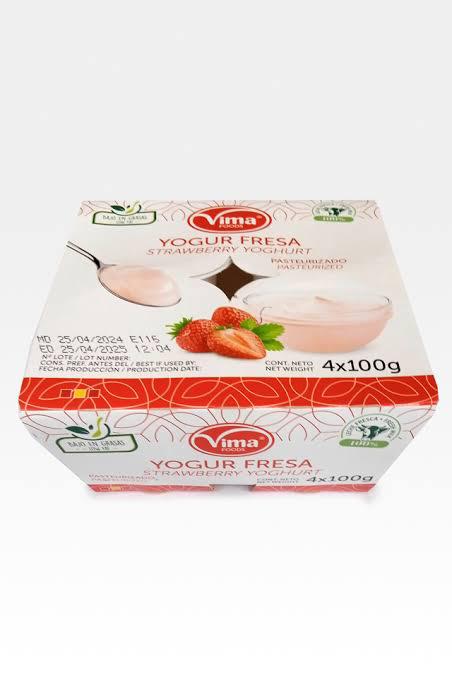 Yogurt  fresa 4x100g