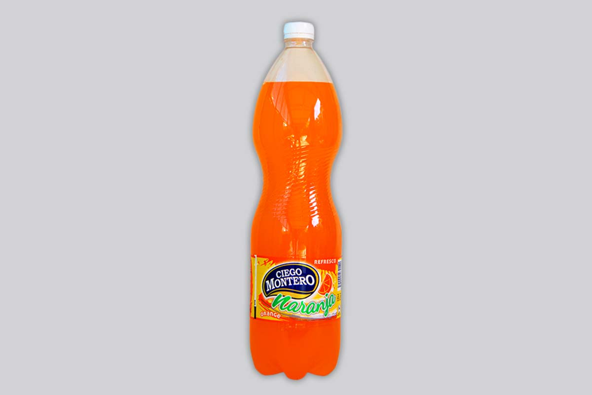 Refresco de naranja Ciego Montero pomo de 1500 ml